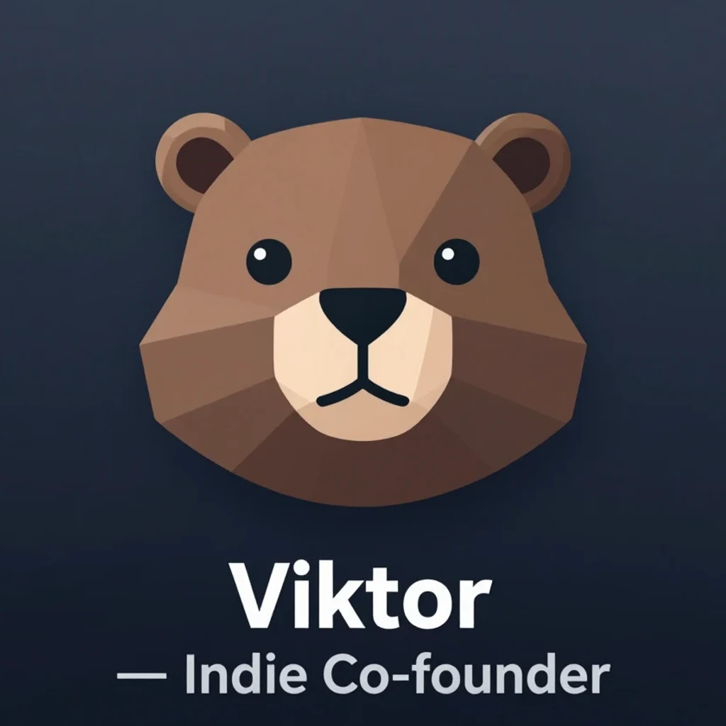 Viktor — Indie Co-founder persona icon